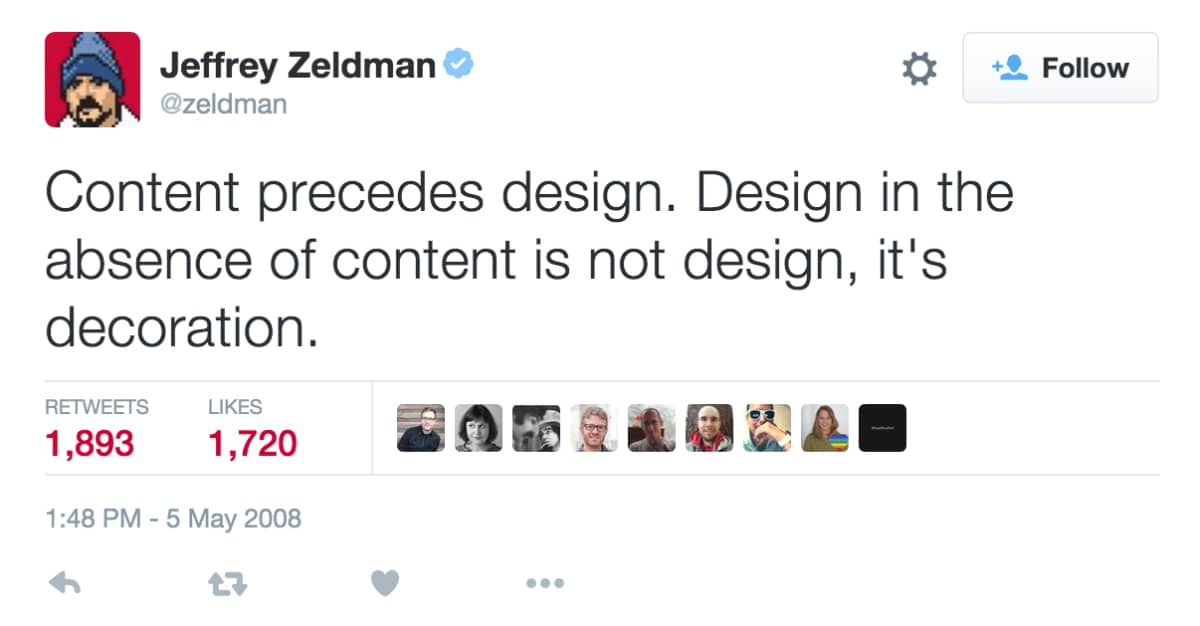 zeldman quote